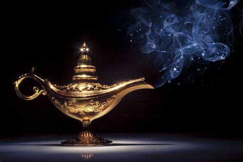 The transformative powers of the jeweled magic genie lamp